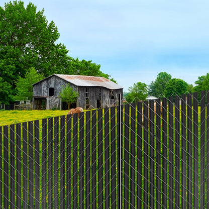 PE FENCE 008 - 92.5" HDPE Chain Link Slats for 8' Privacy Fencing