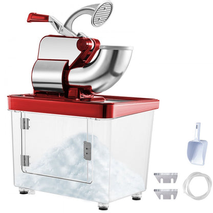 BY-300XTD - High-Efficiency Snow Cone Machine with Dual Blades, 396.8 lbs/hour