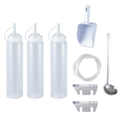 BY-300XTD - High-Efficiency Snow Cone Machine with Dual Blades, 396.8 lbs/hour