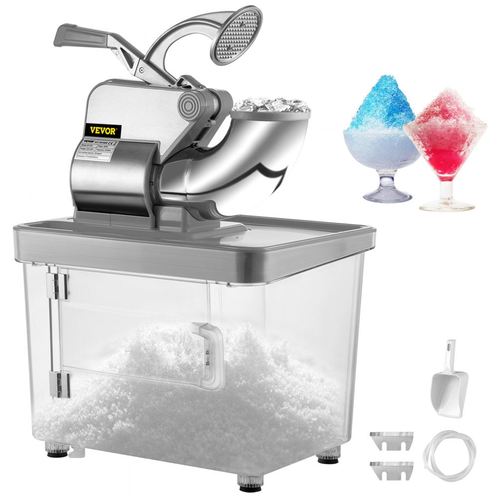 BY-300XTD - VEVOR 110V Ice Crusher, 396.8 lbs/hr, Dual Stainless Steel Blades