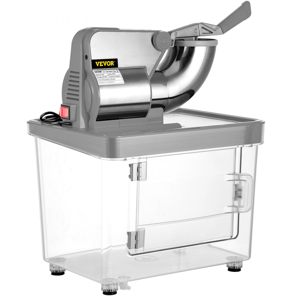 BY-300XTD - VEVOR 110V Ice Crusher, 396.8 lbs/hr, Dual Stainless Steel Blades