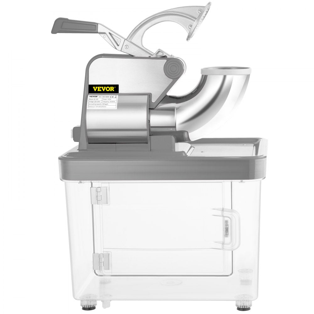 BY-300XTD - VEVOR 110V Ice Crusher, 396.8 lbs/hr, Dual Stainless Steel Blades