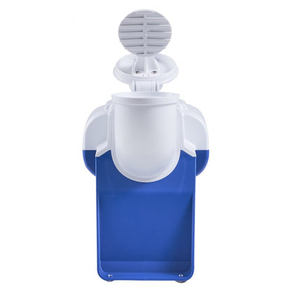 BY-180 - 176lbs/hr Electric Ice Crusher with 2 Blades and Splash-Proof Design