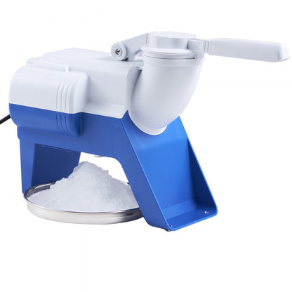 BY-180 - 176lbs/hr Electric Ice Crusher with 2 Blades and Splash-Proof Design