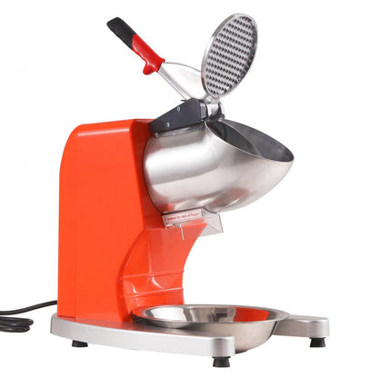 BY-300FS - 220 lbs/hr Stainless Steel Ice Crusher for Perfect Snow Cones