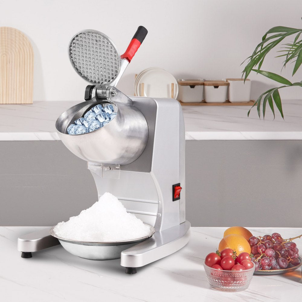 BY-300FS - High-Speed Electric Ice Crusher for Snow Cones & Drinks, 220 lbs/hr