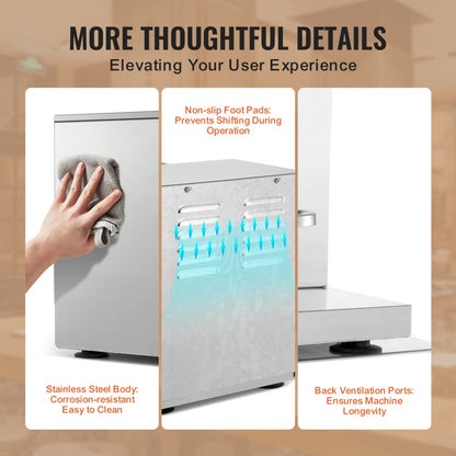 LJY120-2-1L - High-Speed Milkshake Maker with Adjustable Cup Holder