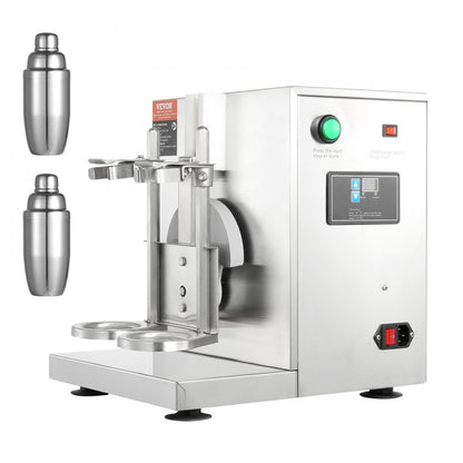 LJY120-2 - VEVOR 120W Dual Head Milkshake Maker with Adjustable Cup Holder