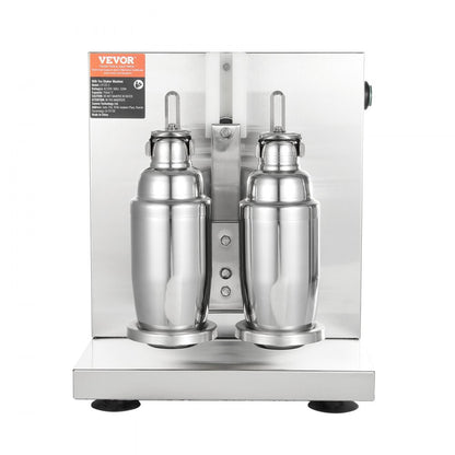 LJY120-2 - VEVOR 120W Dual Head Milkshake Maker with Adjustable Cup Holder
