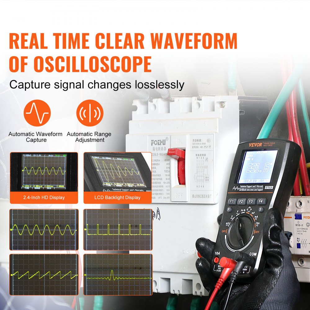 ET828 - 2.5 MS/S Handheld Oscilloscope for Accurate Automotive Testing