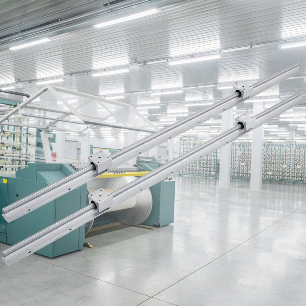 010284287522 - 1000mm Steel Linear Rail System with Smooth Operation