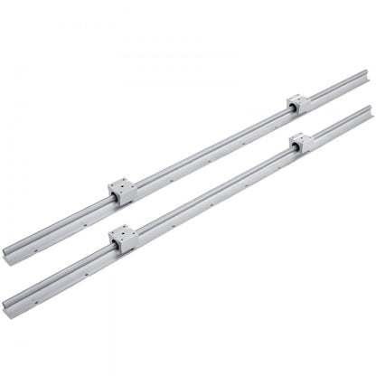010284287522 - 1000mm Steel Linear Rail System with Smooth Operation