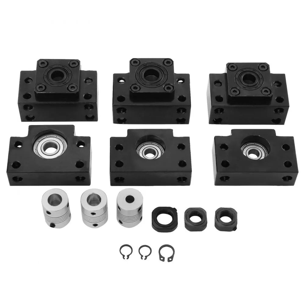 Threaded Rail Set 010559678448 - Complete Linear Rail Set with 3 Ballscrews and 12 Beari ...