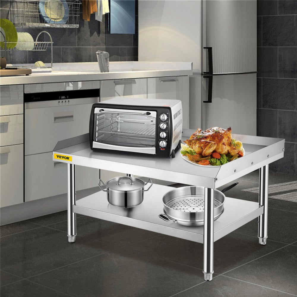 VV-ES-SS-4830 - Sturdy Stainless Steel Kitchen Stand, Supports 1000 lbs