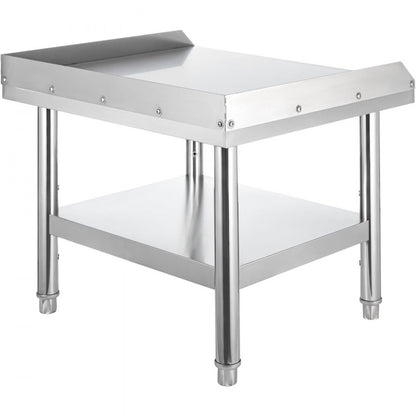 VV-ES-SS-2428 - Durable Stainless Steel Kitchen Work Table with Adjustable Legs