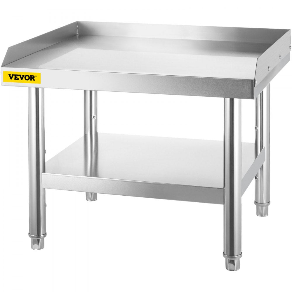 VV-ES-SS-2428 - Durable Stainless Steel Kitchen Work Table with Adjustable Legs
