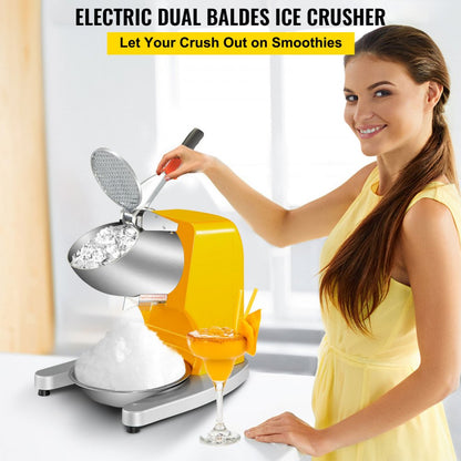 BY-300FD - 300W Electric Ice Shaver for 210 lbs/hour Snow Ice