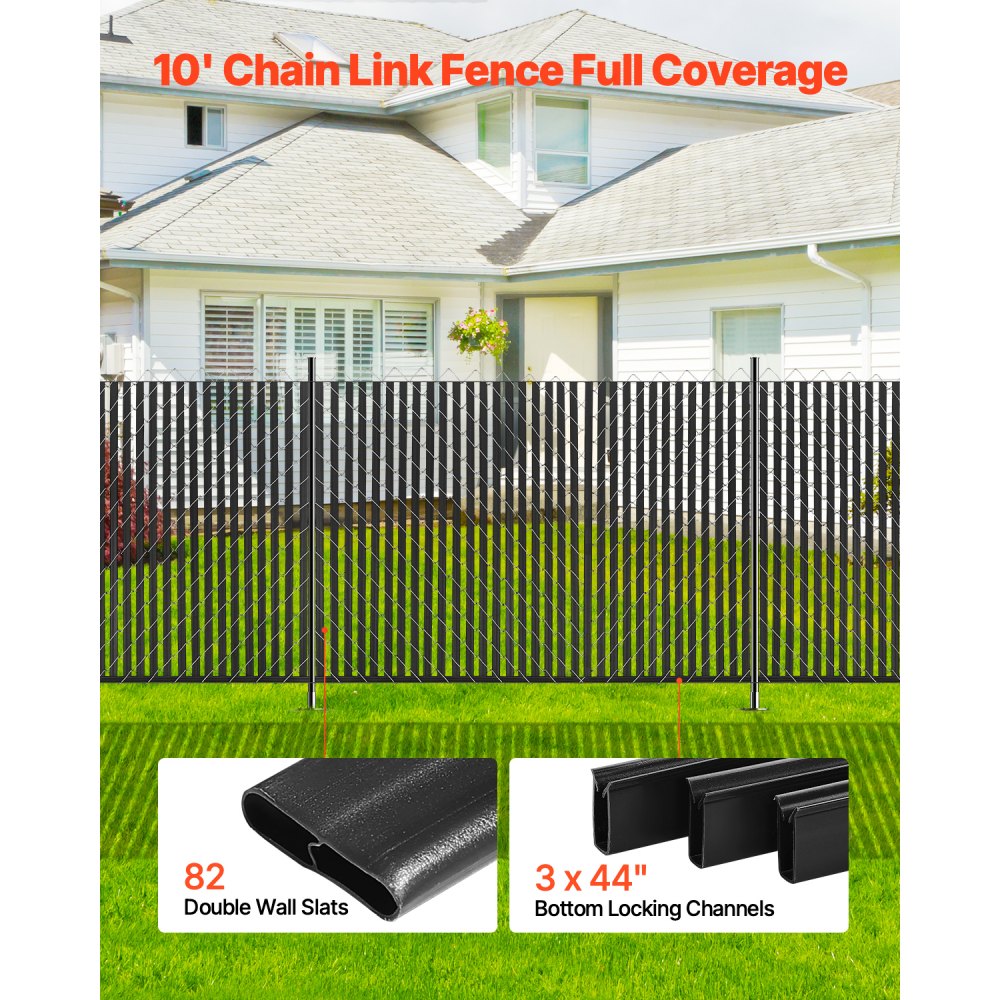 PE FENCE 005 - 68.5" HDPE Privacy Slats for 6' Chain Link Fences
