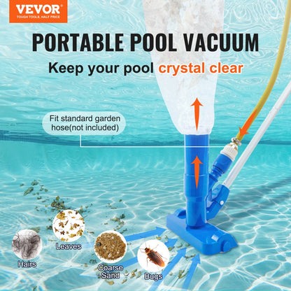 11063BX - 56" Handheld Pool Vacuum Cleaner for Above-Ground Pools