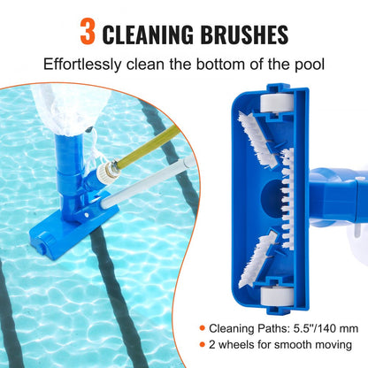 11063BX - 56" Handheld Pool Vacuum Cleaner for Above-Ground Pools