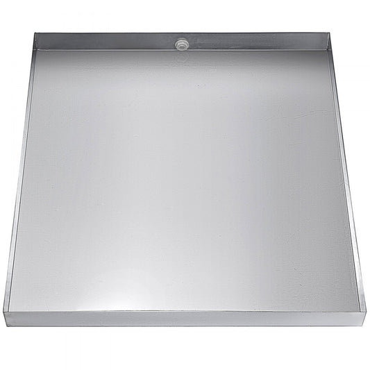 010296523118 - 27 x 25 Inch Heavy-Duty Stainless Steel Washer Drain Pan
