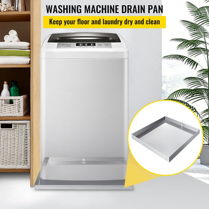 010625488712 - 32 x 30 Galvanized Steel Washing Machine Drain Pan
