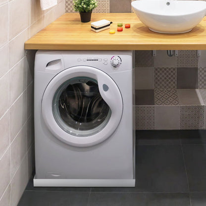 010854317974 - 32" Stainless Steel Washing Machine Pan with Leak Prevention Design