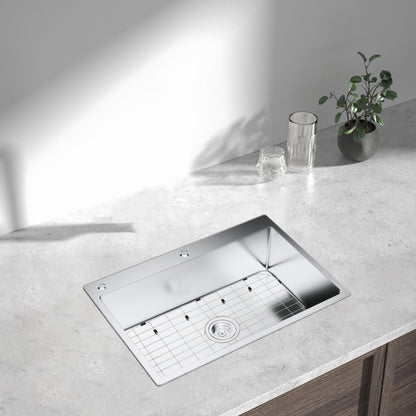 KM-BHQ-2302-SKU3 - 26" Stainless Steel Sink Protector Grid & Drying Rack