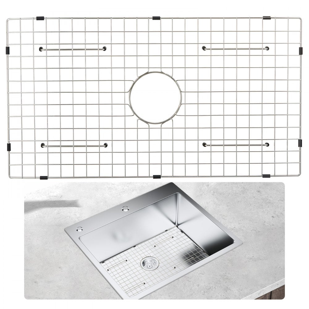 KM-BHQ-2302-SKU4 - 28.5"x15.6" Stainless Steel Sink Protector Grid