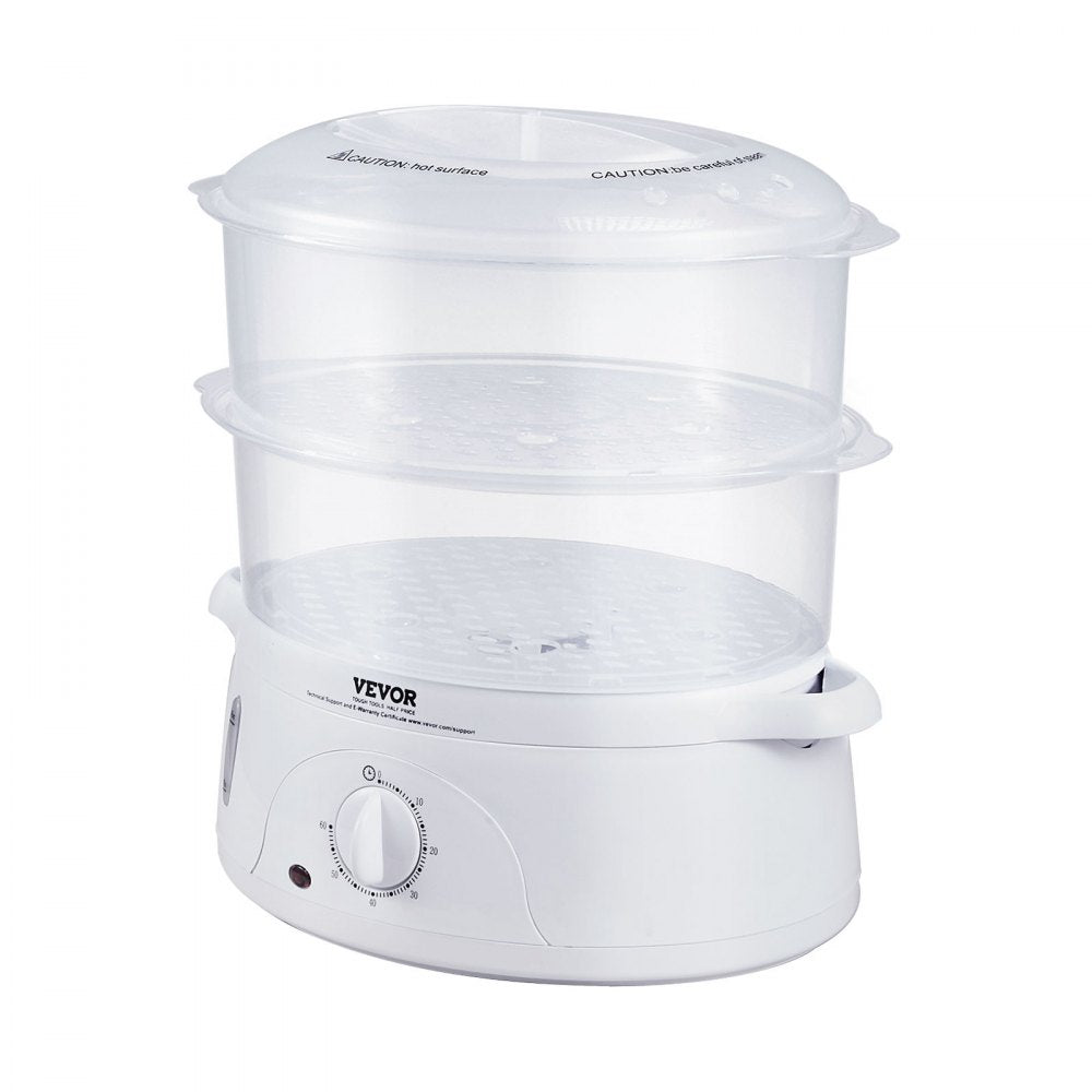 HY-4401 - 7.4QT VEVOR Electric Steamer with 2-Tier Trays and Auto Shut-Off