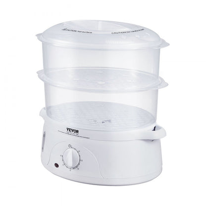 HY-4401 - 7.4QT VEVOR Electric Steamer with 2-Tier Trays and Auto Shut-Off