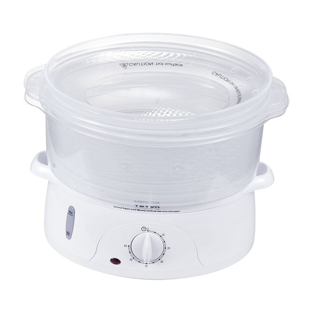 HY-4401 - 7.4QT VEVOR Electric Steamer with 2-Tier Trays and Auto Shut-Off