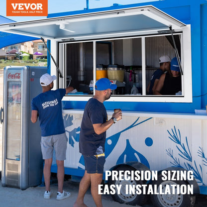 dpyxscfwck36*24W - Durable Aluminum Alloy Serving Window for Food Trucks