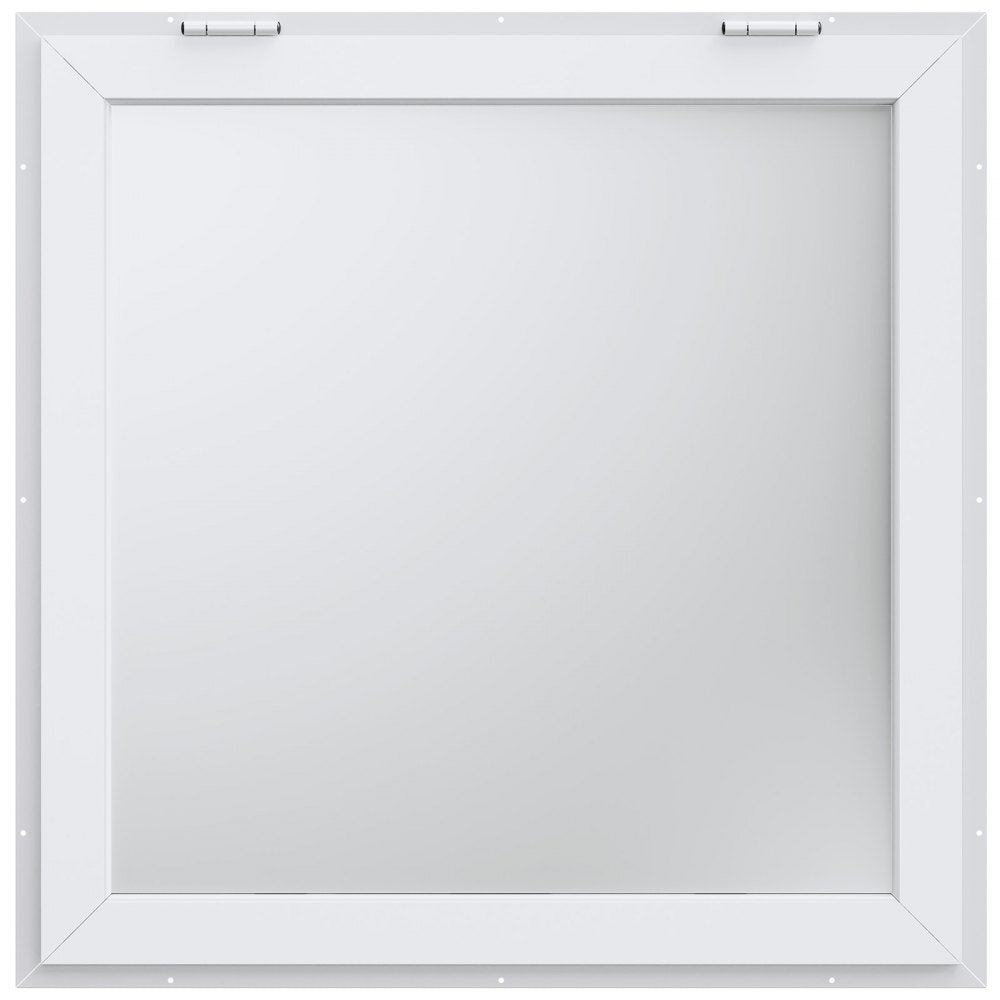 SCFWCK 36"L x 36"W - Aluminum Concession Window with Sliding Mesh for Food Trucks