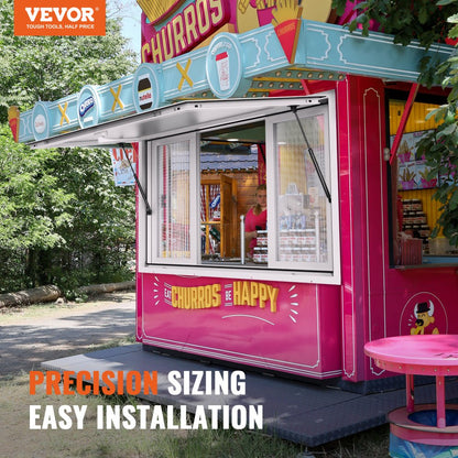scfwck - 60"x36" Durable Aluminum Concession Window for Food Trucks