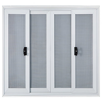VV-CSW-SC-3636 - 36x36" Aluminum Concession Window with 4 Sliding Screens