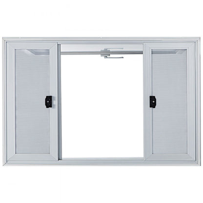 VV-CSW-SC-3660 - 60x36" Aluminum Food Truck Window with 4 Sliding Screens