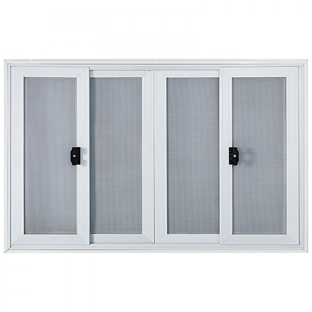 VV-CSW-SC-3660 - 60x36" Aluminum Food Truck Window with 4 Sliding Screens