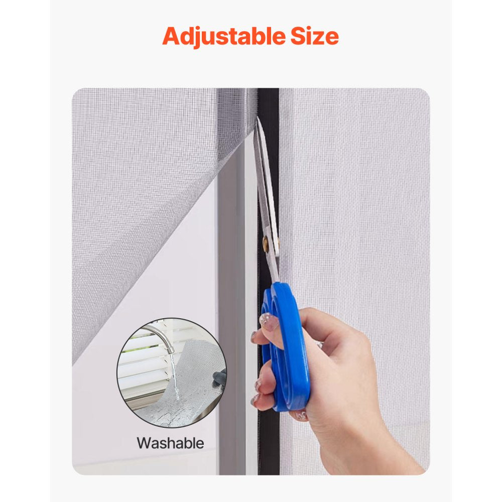 SW100096 - Durable 100ft Fiberglass Window Screen Mesh for Easy DIY Installation