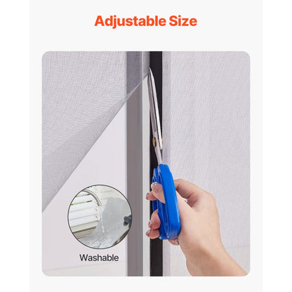 SW100096 - Durable 100ft Fiberglass Window Screen Mesh for Easy DIY Installation
