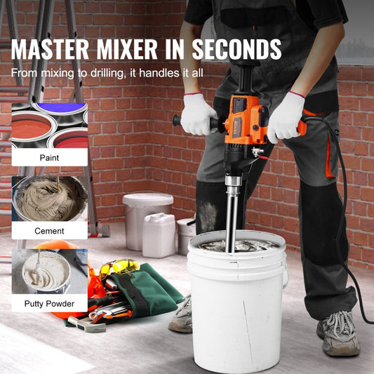 Z1Z-CF-9150/CF-DCD06 - 2000W Handheld Core Drill for Efficient Mixing & Cutting