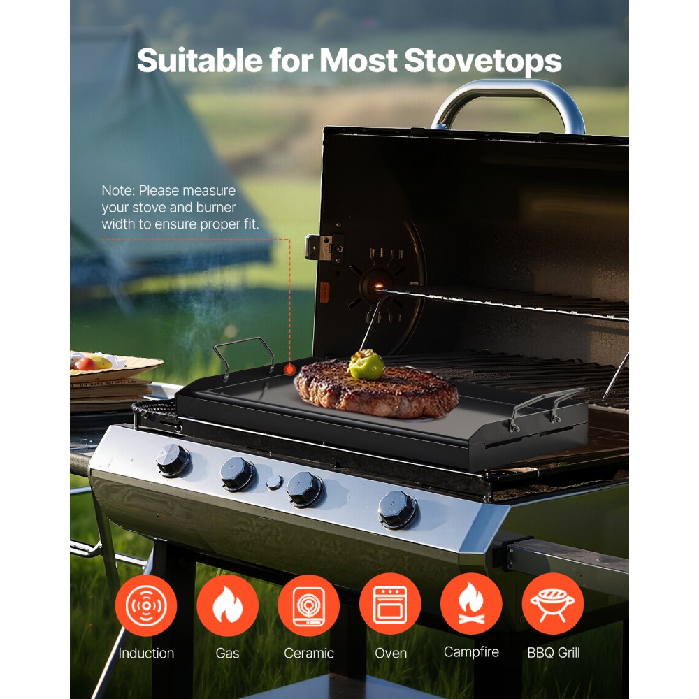 HH-SPN012 - Durable Flat Griddle Pan for Even Cooking Anytime