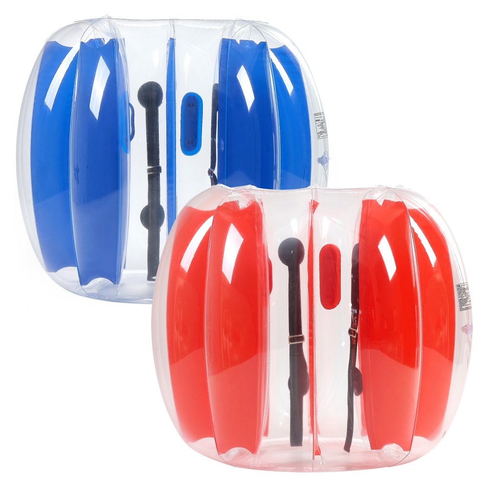86007 - 2 Durable Inflatable Bumper Balls, 4FT with Handles