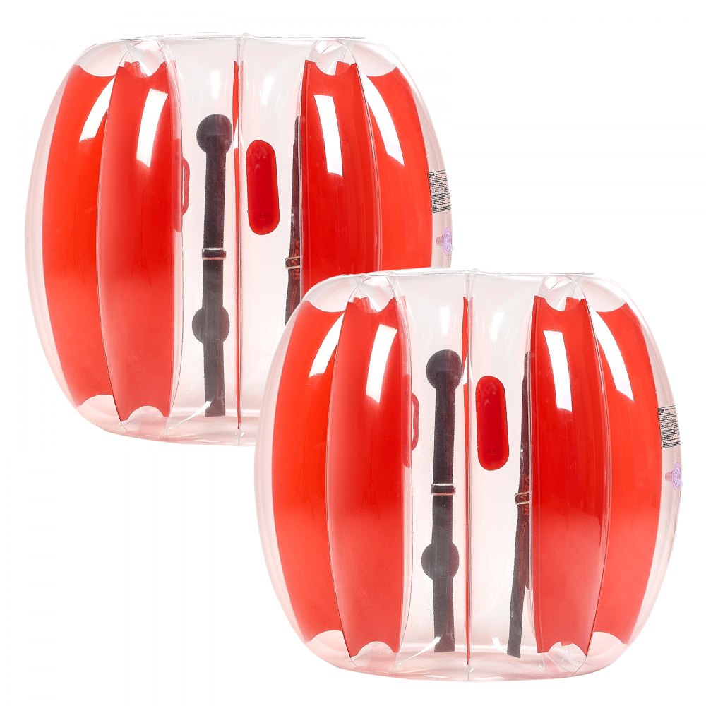 86004 - 2-Pack 3FT Waterproof Inflatable Bumper Balls with Handles
