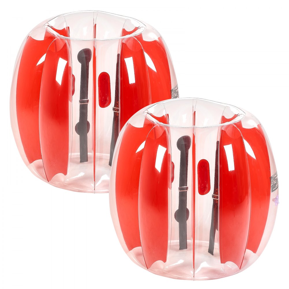 86004 - 2-Pack 3FT Waterproof Inflatable Bumper Balls with Handles
