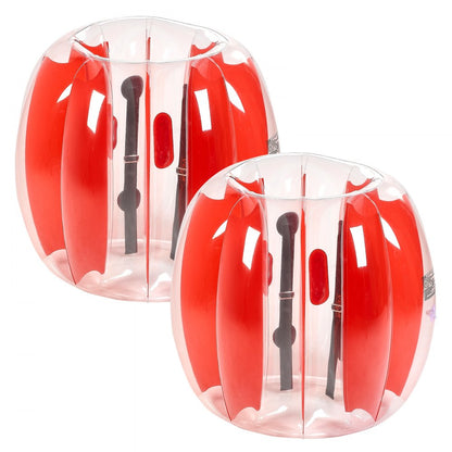 86004 - 2-Pack 3FT Waterproof Inflatable Bumper Balls with Handles