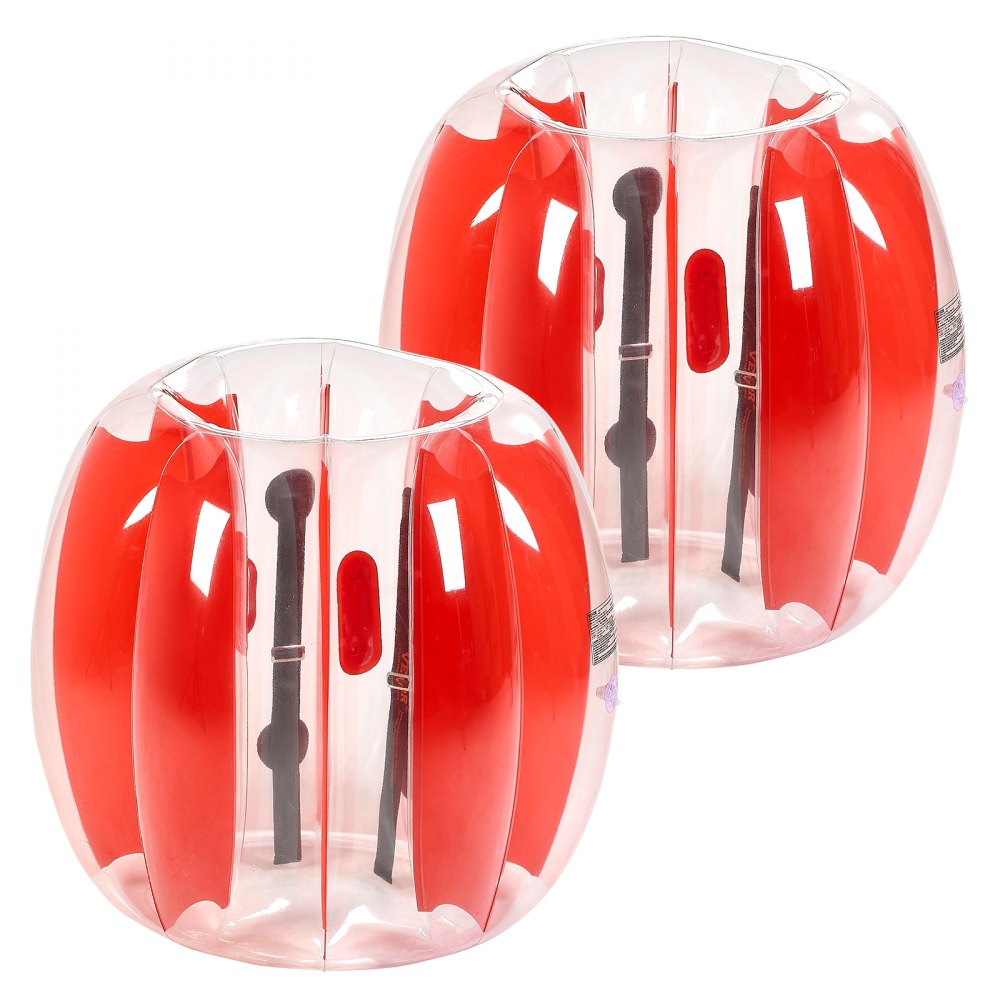 86004 - 2-Pack 3FT Waterproof Inflatable Bumper Balls with Handles