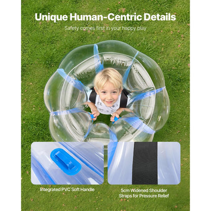 86005 - 2 Durable PVC 3FT Inflatable Bumper Balls with Handles