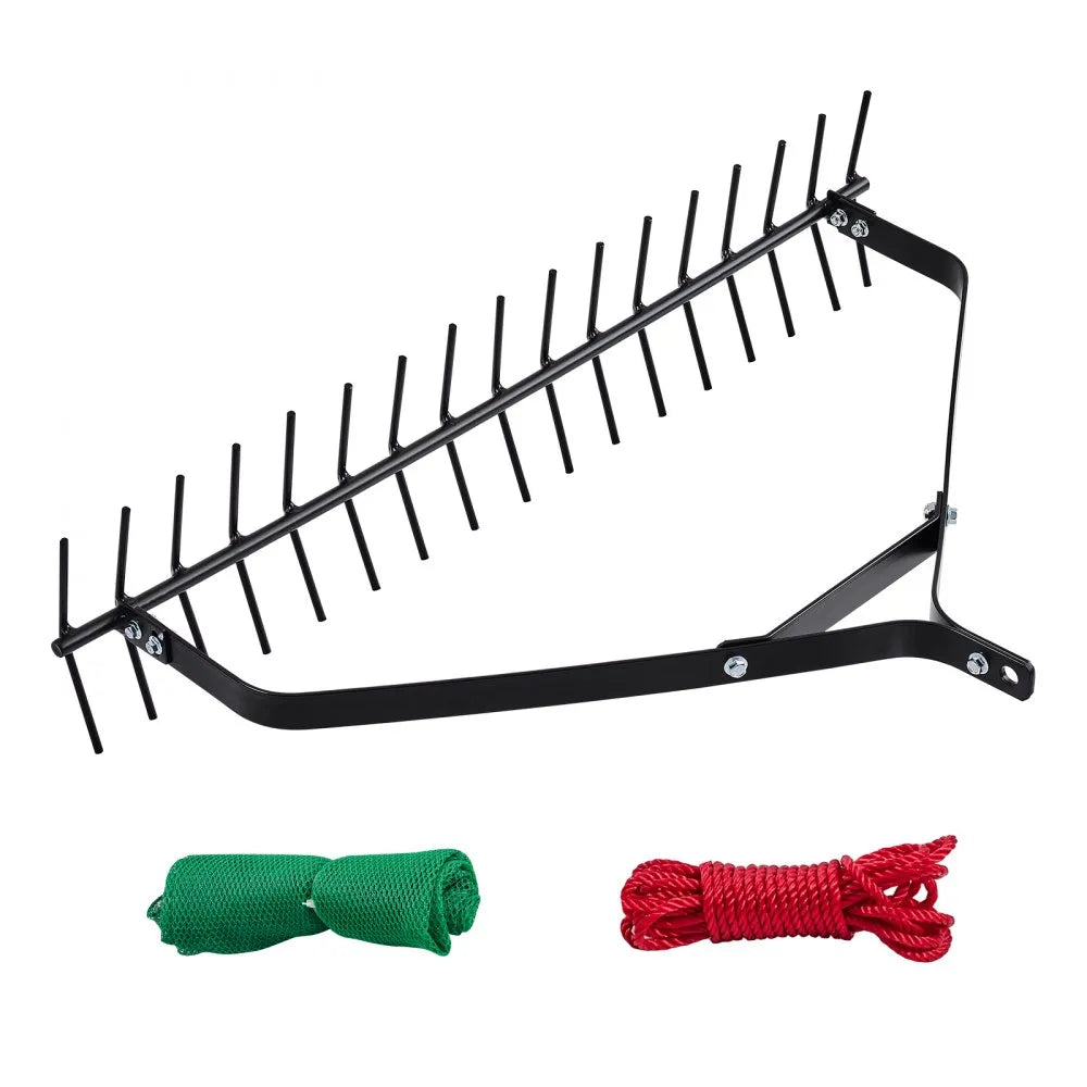 7849 - 32"x6.3" Heavy-Duty Aquatic Weed Rake with 30ft Rope