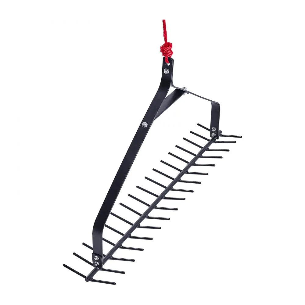 7849 - 32"x6.3" Heavy-Duty Aquatic Weed Rake with 30ft Rope